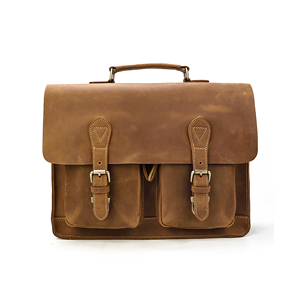 Porte-documents en cuir personnalisé pour homme, design fin, sac de transport pour ordinateur portable, sac à main de bureau haut de gamme - Product Image 1