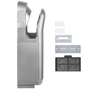 Asciugamani Elettrico a Getto d'Aria da 1800W - Asciugatore Commerciale Premium in ABS con Filtrazione HEPA, Montaggio a Parete - Product Image 1
