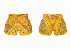 Shorts de Muay Thai personnalisés de haute qualité pour hommes, logo personnalisé sublimé, shorts d'arts martiaux respirants pour l'entraînement au kickboxing pour hommes - Product Image 3