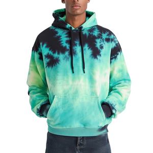 Basics usine personnalisé hommes à capuche automne vêtements cravate teinture à capuche unisexe marque personnalisé imprimable à capuche 2026 - Product Image 1