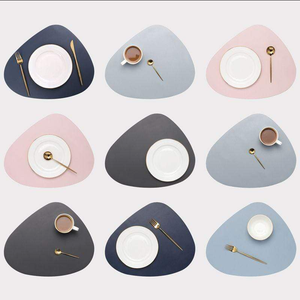 New Arrival Faux PU Leather Luxury <b>Placemat</b> <b>Wipeable</b> Reusable Festive Events Home Custom Trending Tablemat Pads Coffee Dining - Product Image 6