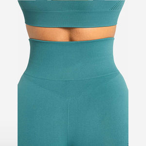 Shorts de sport pour femmes, personnalisables avec logo OEM, respirants, séchage rapide, taille mi-haute élastique, pour l'été, la course et la gym - Product Image 6