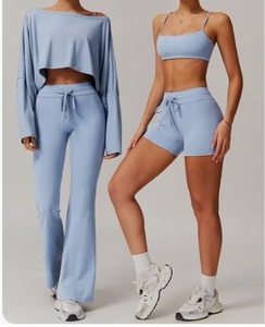 Leggings de compression personnalisables taille haute pour yoga et entraînement, en Spandex/Nylon/Coton, respirants, séchage rapide, longueur cheville, effet push-up fessier, vente en gros - Product Image 1