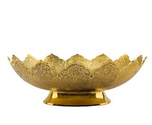ชามทองเหลืองบริสุทธิ์ขัดเงาสำหรับงานทางศาสนาและงานตกแต่ง - Product Image 1