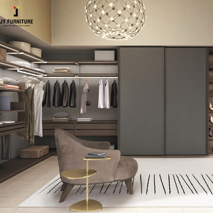 Sistema de Armarios de Madera para Dormitorio, Armarios Modernos con Cajones, Almacenamiento Amplio Personalizado, Venta al Por Mayor, Marca JY Project - Product Image 4