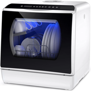 Lavavajillas de Sobremesa K-a-r-l-x-t-o-m con 6 Programas, Mini Lavavajillas con Control Táctil - Product Image 1