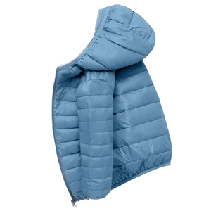 Veste matelassée décontractée pour homme, avec fermeture éclair sur le devant, logo, imperméable, respirante, doublée de coton, avec capuche, service OEM - Product Image 5