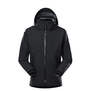 Custom Logo Men's Plus-Size Summer Casual Windbreaker Jackets Lightweight Breathable Waterproof Zipper <b>Hoodies</b> <b>Thin</b> Style - Product Image 3