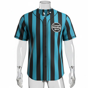 Camisetas de Béisbol 100% Poliéster para Hombre, Camisa de Árbitro, Uniformes de Softbol, Camiseta de Béisbol Cosida, Ropa Personalizada para Equipos - Product Image 1