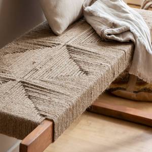 Banco Vandana Vertex Cresta de madera de acacia y lana - Product Image 3