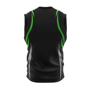 Wholesale Plain <b>Black</b> Color Men's Basketball Jersey, Top Quality 100%Polyester <b>Fabric</b> Solid Pattern Basketball Uniform For Men - Product Image 3