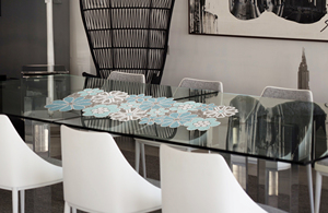 Royal Look Handmade Beaded <b>Table</b> <b>Runner</b> Hotel Restaurant <b>Table</b> Decorative Beaded <b>Runner</b> and Gifted Use Item - Product Image 3