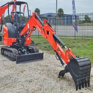 Mini-excavatrice sur chenilles hydraulique KX033-4 à livraison rapide avec moteur et pompe, composants de moteur premium testés, garantie 1 an - Product Image 1