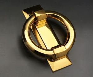 Battant de porte en laiton poli miroir, style rustique, traditionnel indien, gravé - Product Image 5