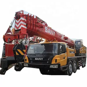 Buatan Cina STC800T 80 Ton Stabil dan Kontrol Nyaman Truk Derek Lantai Hydraulic Ulis Dijual Di Kota Shanghai