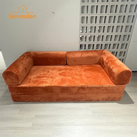 Sofá en Caja, Sofá Modular de Corduroy Comprimido, Fácil de Montar, Ahorra Espacio para Apartamentos Pequeños