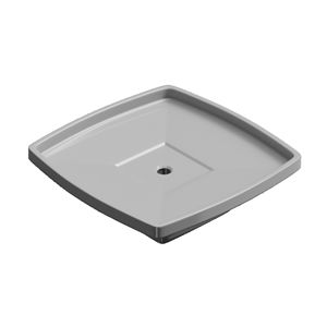 Porte-savon carré double niveau grand format pour comptoir, plateau empilable pour savon et éponge pour cuisine et salle de bain - Product Image 1
