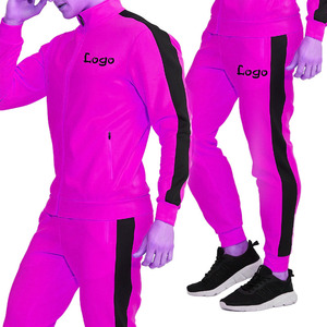 Ensemble de survêtement en coton pour homme, personnalisable, dernière collection, design sur mesure, coupe ajustée, pour la course à pied - Product Image 3