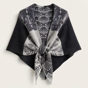 Fabricante de Bufandas y Chales Tejidos con Diseño Personalizado OEM ODM, Manta Cálida y Suave para Invierno, Chales al por Mayor con Flecos y Borlas para Mujer - Product Image 1