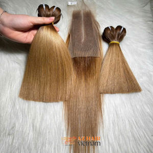 Extensiones de Cabello Vietnamita Virgen de Alta Calidad, Textura Suave y Sedosa, Color Liso, de AZHair, Longitud Completa de 8-32 Pulgadas, Grado 12A - Product Image 4