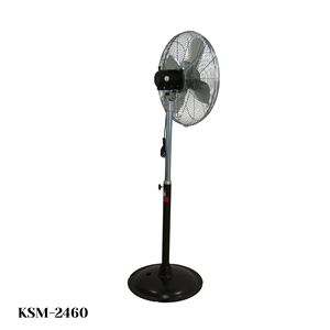 Ventilateur sur pied industriel en métal avec oscillation à 3 vitesses, flux d'air puissant, moteur AC, classe d'efficacité énergétique A++, GAPIDF000 - Product Image 2