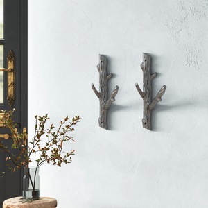 Ganchos Dobles de Metal Resistentes para Montar en la Pared, Perchero para Abrigos, Sombreros y Toallas, Soporte de Almacenamiento de Hierro Resistente a la Corrosión con Gran Capacidad de Carga - Product Image 2