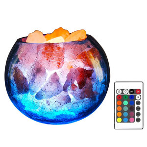 Lampe d'Ambiance au Sel RGB la Plus Vendue, Lampe d'Ambiance au Sel RGB en Cristal Naturel, Décoration d'Intérieur, Lampe d'Ambiance au Sel RGB - Product Image 1
