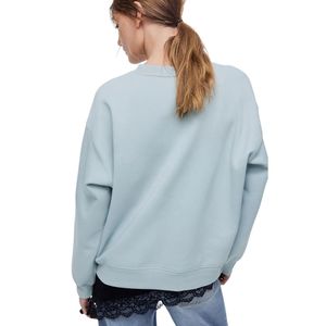 Sudadera de Moda para Mujer, Informal, de Manga Larga, Cuello Redondo, Suave y Cálida, Fabricante de Ropa Personalizada OEM ODM al por Mayor - Product Image 2
