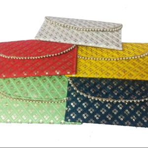 Bolso de Mano Bordado a Mano, Precio al por Mayor, Bolso Étnico para Mujer, para Bodas, Fiestas y Eventos - Product Image 1