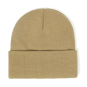 Gorro Color Crema 100% Acrílico Tejido a Máquina Diseño Sólido Talla Adulto 56-58CM Unisex Casual Gorro de Invierno - Product Image 6
