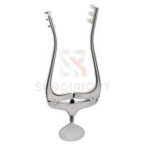 Retractor Mastoideo Jansen de Acero Inoxidable, Instrumento Quirúrgico ORL para Cirugía Mastoidea y Otológica de SurgiRight - Product Image 4