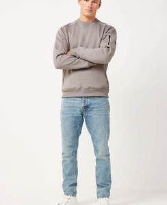 Sweat-shirt en coton respirant de haute qualité, uni, épais, surdimensionné, unisexe, personnalisable, pour homme, taille plus, pull-over - Product Image 4