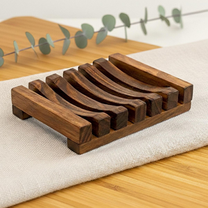 Handmade Wooden <b>Soap</b> <b>Holder</b> Perfect for Kitchen and Bathroom Decoration - Product Image 1