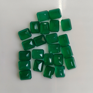 Onyx vert naturel 10x8MM, coupe octogonale, meilleure qualité, pierre précieuse en vrac pour la fabrication de bijoux - Product Image 2