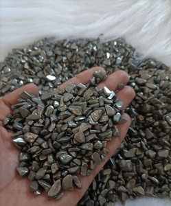 Pierre de pyrite naturelle brute de haute qualité, éclats polis, petites pierres concassées, pierre de guérison Reiki, forme irrégulière, pour la décoration intérieure - Product Image 4
