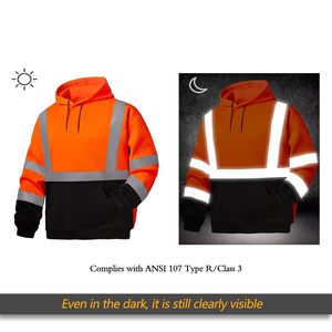Sudadera de Trabajo de Seguridad Personalizada para Hombre, de Algodón/Poliéster, con Estampado Digital - Product Image 5