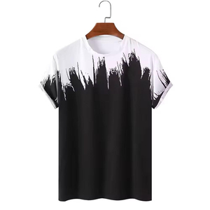 Camiseta de sublimación 100% algodón para hombre, precio razonable, corte holgado, diseña la tuya propia, precio bajo, servicio OEM. - Product Image 1