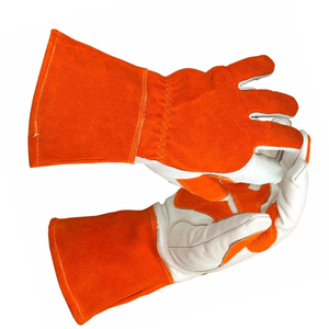 Best Hot Selling High Quality Heat Resistant Cowhide Leather TIG Welding Safety <b>Gloves</b> Full Thumb Non Slip Wholesale <b>Gloves</b> - Product Image 3