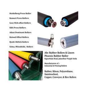 Rodillo de Goma Industrial para Impresión Flexográfica, Offset y de Huecograbado, Rodillo de Goma de Alta Precisión para Transferencia de Tinta - Product Image 1