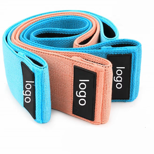Bande de soutien pour poignet en tissu, ensemble de bandes de résistance élastiques pour yoga, pilates et entraînement, résistantes à l'eau, écologiques, vente en gros - Product Image 5