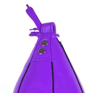 Sac de frappe professionnel double extrémité de haute qualité pour la boxe, la MMA, l'entraînement en salle de sport et les arts martiaux, en cuir - Product Image 4