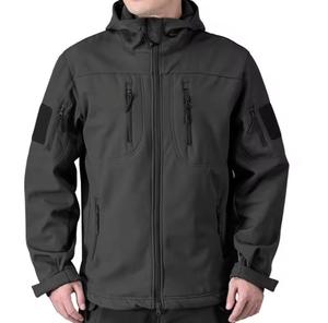Chaqueta Táctica Bomber para Hombre, Cortavientos, Estilo Workwear, para Otoño, con Bolsillos con Cremallera, Puños Ajustables y Bloques de Color Frontales - Product Image 2