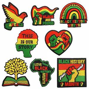 OEM Custom Embroidery Patches 3D <b>Puff</b> Chenille Logo Iron On Applique Badges for Hats <b>Bags</b> Jackets Clothing Factory - Product Image 2