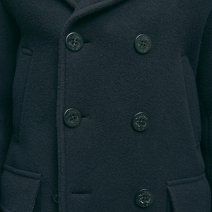 เสื้อโค้ทเทรนช์โค้ทยาวแบบกระดุมสองแถวสำหรับผู้ชายและผู้หญิง คอลเลคชั่นฤดูใบไม้ร่วง พร้อมเข็มขัด สีพื้น เรียบง่าย สั่งตัดได้ ผลิตจากผ้าขนสัตว์ - Product Image 5