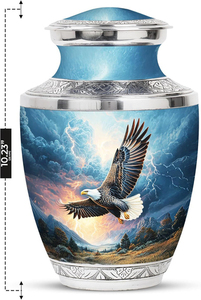 Urnas de Cremación Modernas Hechas a Mano para Adultos, Urnas Conmemorativas Decorativas de Estilo Americano para Cenizas de Hombres y Mujeres - Product Image 2