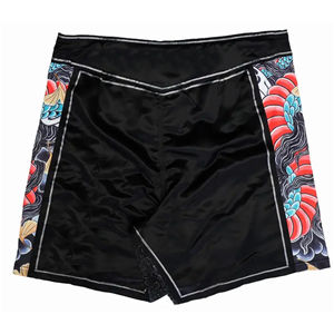 Shorts MMA durables à taille élastique pour l'entraînement de combat, légers, respirants, à séchage rapide, extensibles, sur mesure pour hommes, OEM - Product Image 3