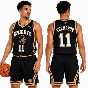 Conjunto de Uniforme de Baloncesto Personalizado, Camiseta y Pantalones Cortos, Ropa Deportiva para Equipos, Fabricante OEM, Proveedor Mayorista Global Pro Fit - Product Image 1