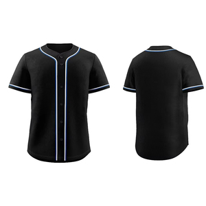 เสื้อเบสบอลพิมพ์ลายดิจิทัลคุณภาพสูงแบบขายส่งล่าสุด ระบายอากาศได้ดี ไซส์ใหญ่พิเศษ ผลิตจากโพลีเอสเตอร์ 100% เสื้อซอฟต์บอลแบบเปล่า - Product Image 1