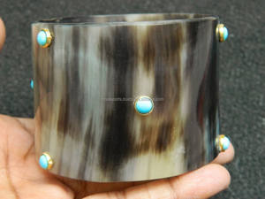 Brazaletes de cuerno de búfalo hechos a mano del fabricante superior por M. R. S. EXPORTACIONES para Fiestas y Regalos - Product Image 4