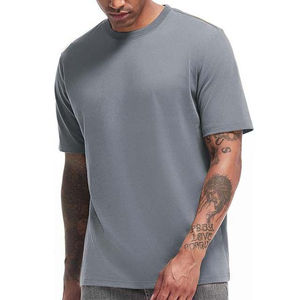 Highly recommended men's casual wear plain gray T-<b>shirt</b> Anti UV Comfortable fabric men's T-<b>shirt</b> jersey - Product Image 1